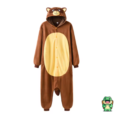 Grenouillère Ours Brun Enfant