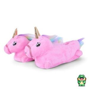 Chaussons Licorne Rose