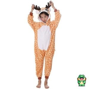 Grenouillère Adulte Et Enfant - Pyjama Onesie Ample à Capuche, Imprimés Fun, Molletonné - Taille S à XL Pour Toute La Famille
