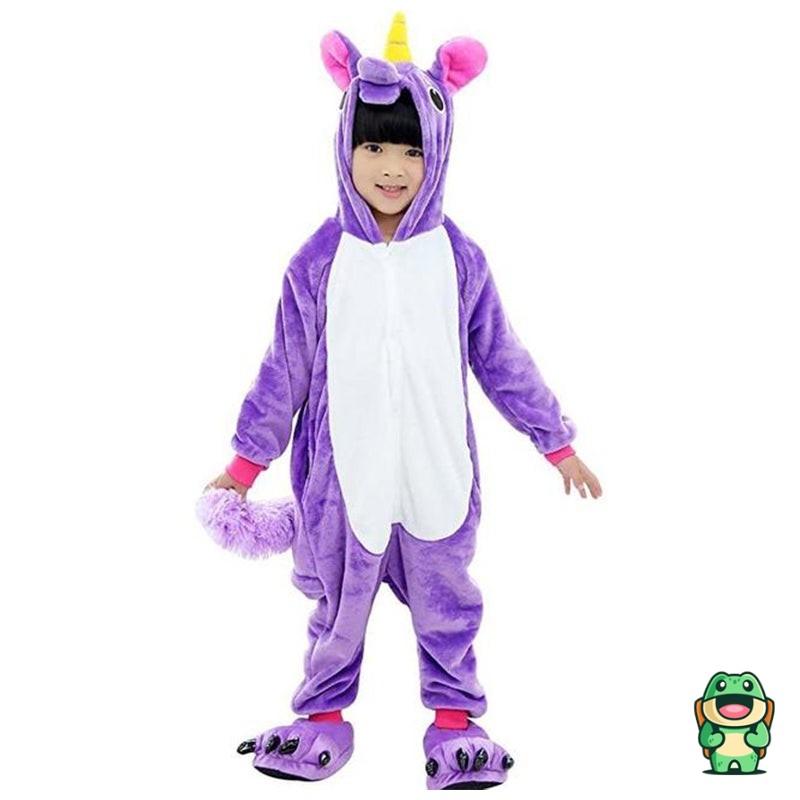 Grenouillère Licorne Violet Enfant
