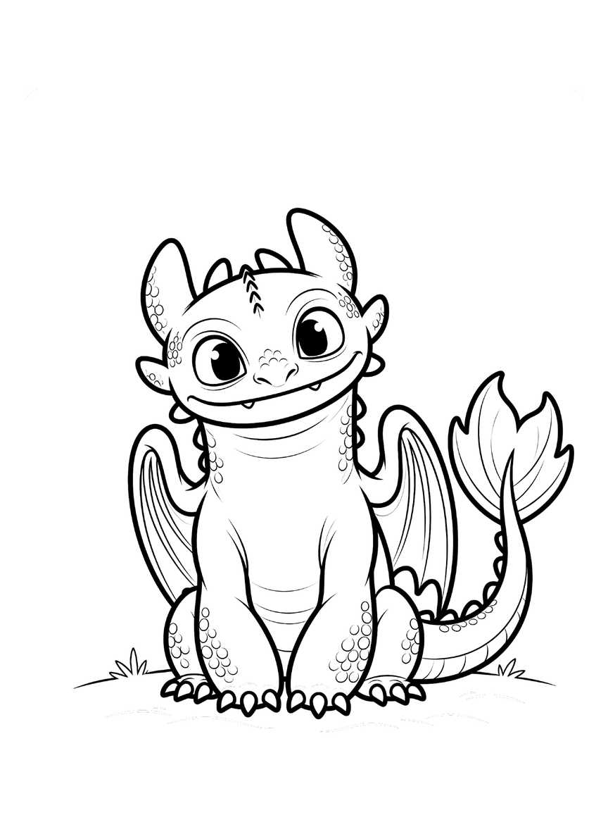 Coloriage Krokmou à imprimer
