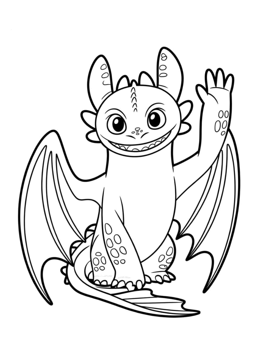 Coloriage Krokmou à imprimer : dessin 3 sur 12