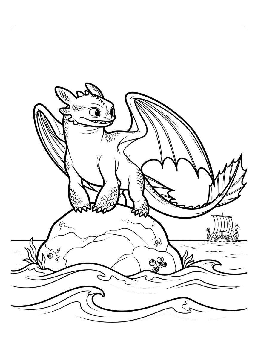 Coloriage Krokmou à imprimer : dessin 5 sur 12