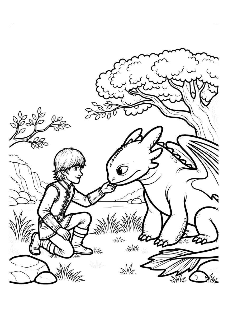 Coloriage Krokmou à imprimer : dessin 7 sur 12