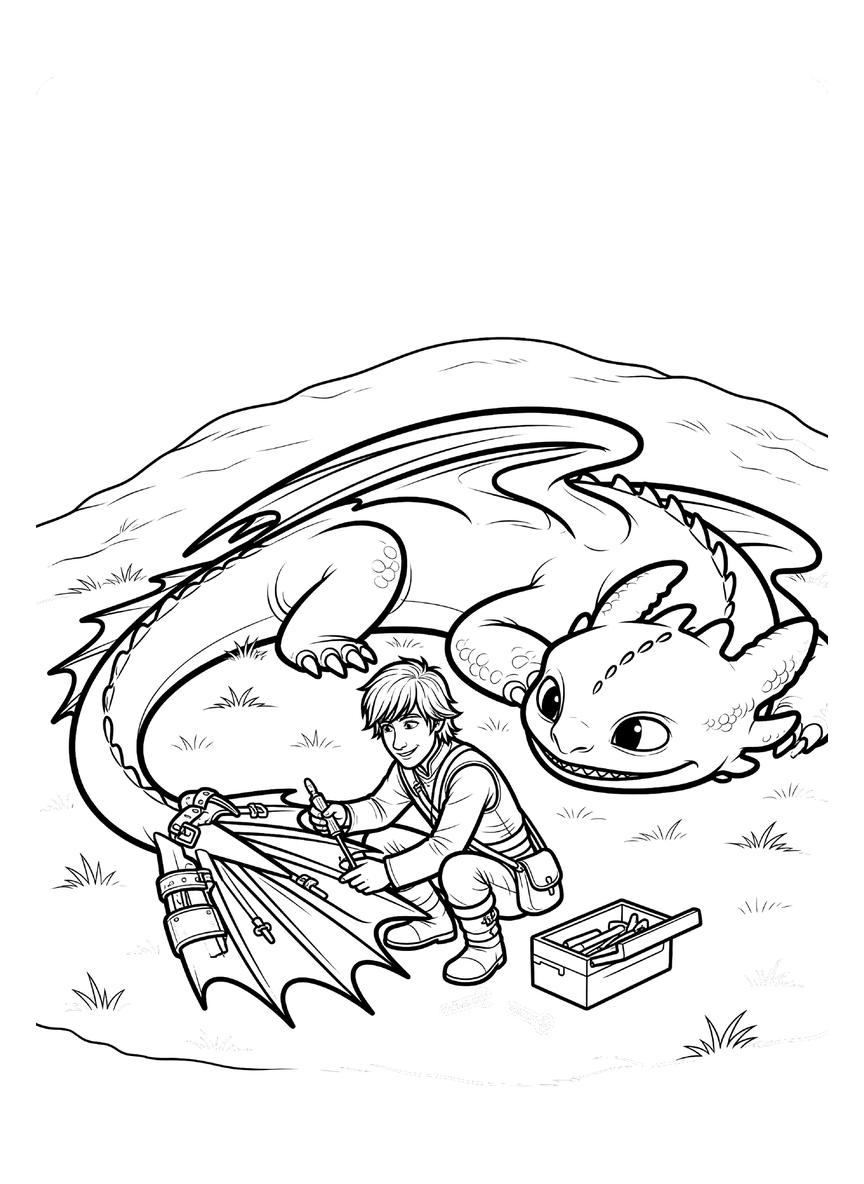 Coloriage Krokmou à imprimer : dessin 10 sur 12