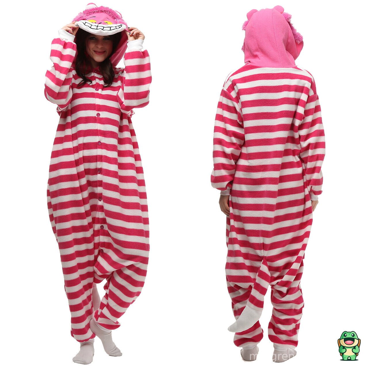Capuche à oreilles de la grenouillère chat rose Disney