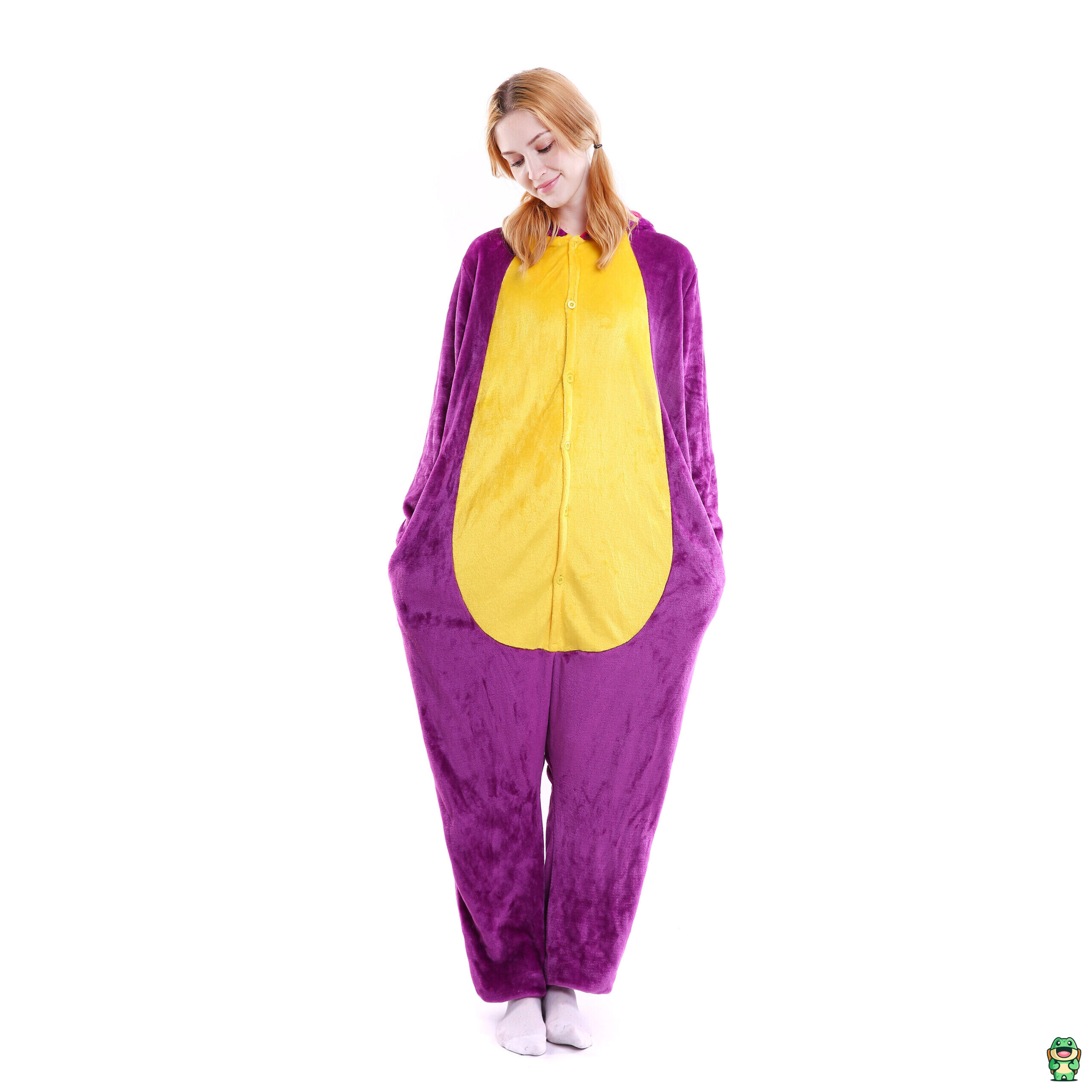 Dos de la grenouillère dragon adulte violette
