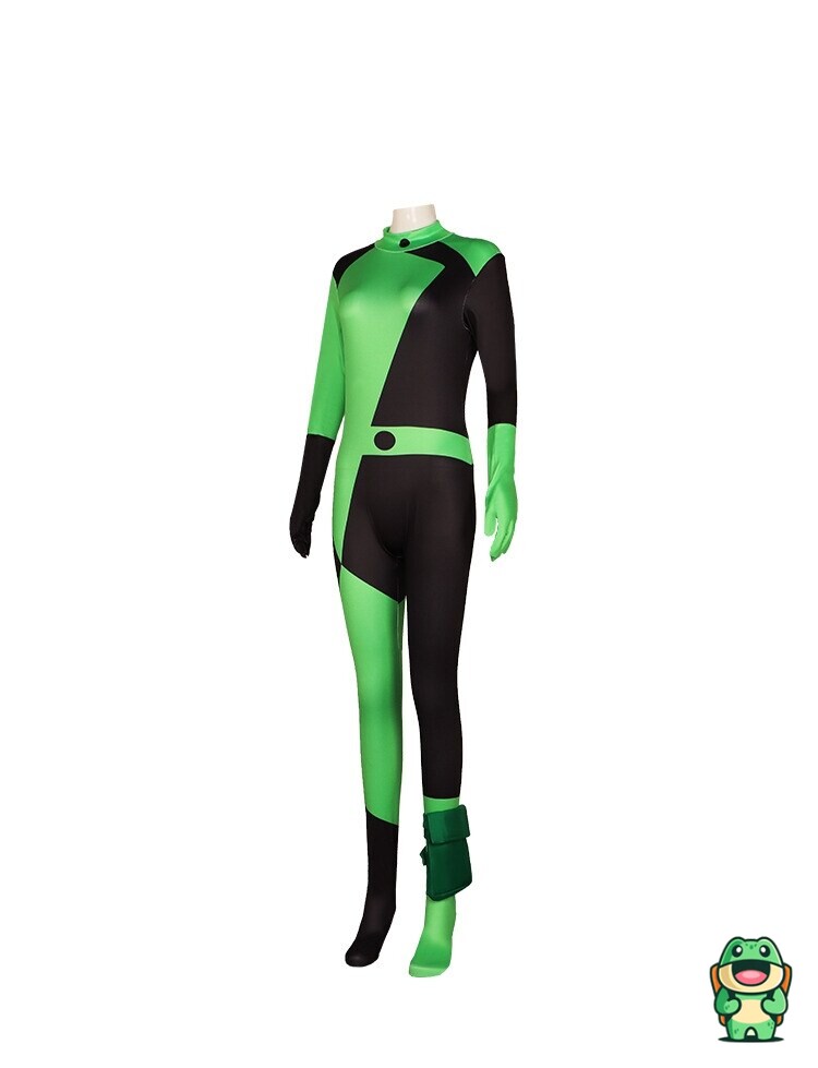 Vue de dos de la grenouillère Kim Possible Shego Méchante