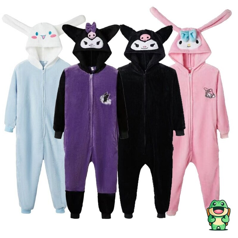 Grenouillère Kuromi My Melody Cinnamoroll adulte vue de face