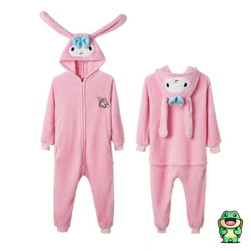 Capuche de la grenouillère Kuromi My Melody Cinnamoroll