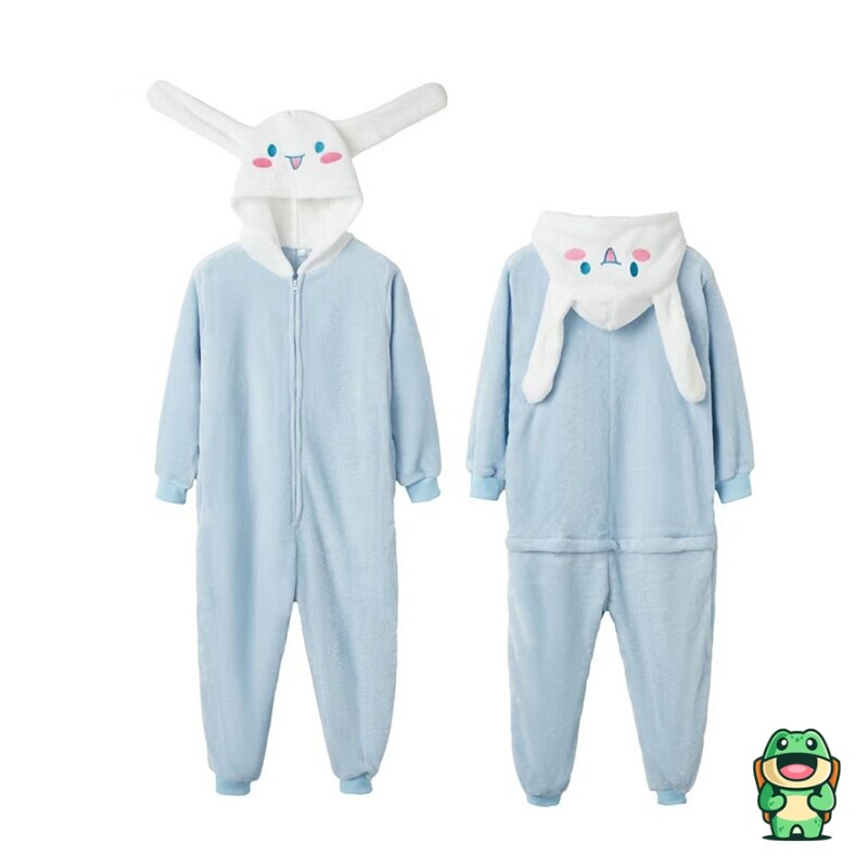 Grenouillère Kuromi My Melody Cinnamoroll portée