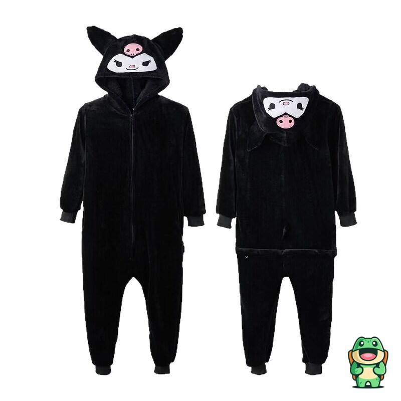 Dos de la grenouillère Kuromi My Melody Cinnamoroll adulte