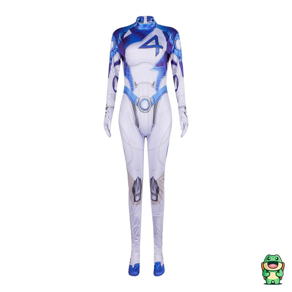 Capuche de la grenouillère Femme Invisible avec détails super-héros