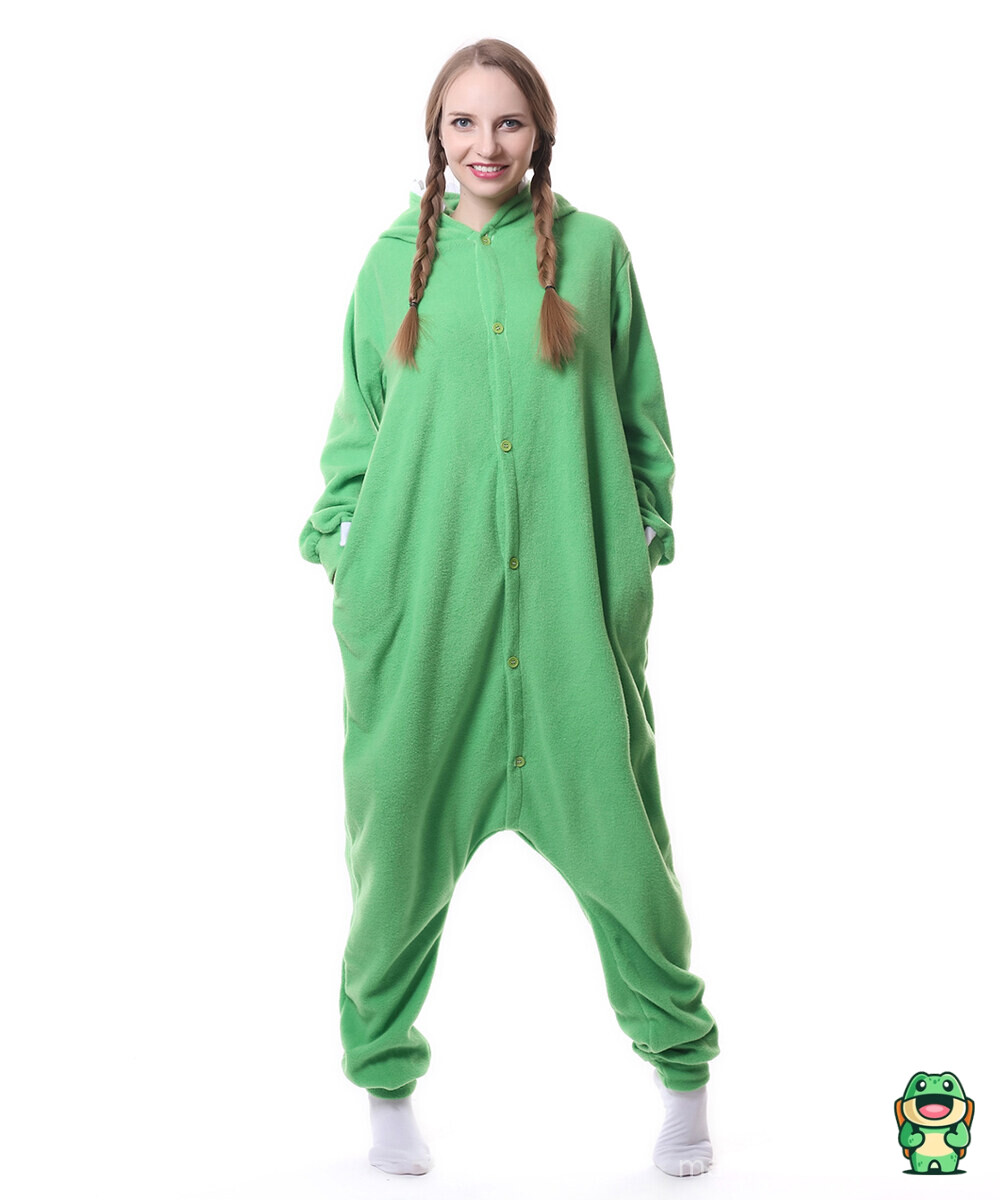 Grenouillère monstre portée lors d'une soirée pyjama