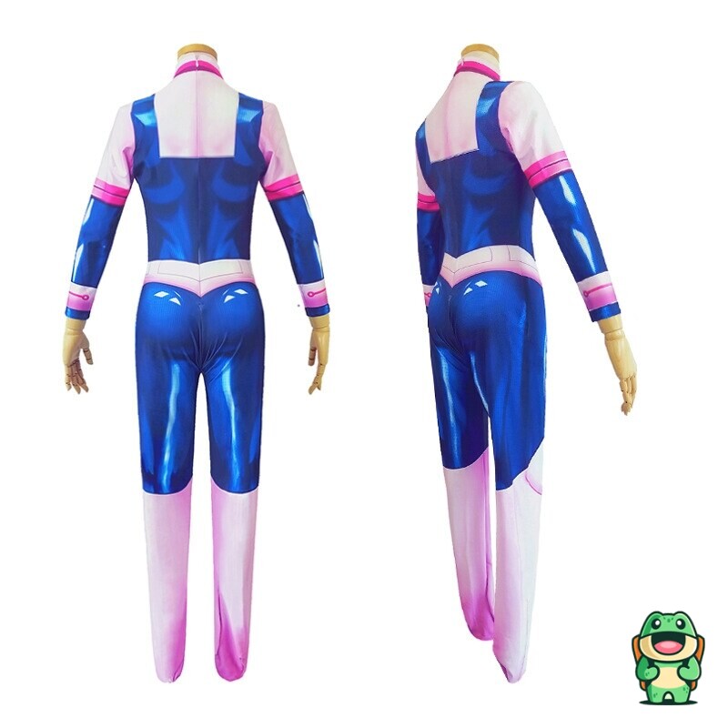Détail de la flanelle douce Ochaco Uraraka adulte