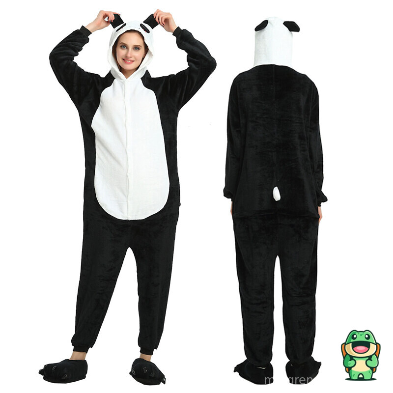 Détail de la matière douce de la grenouillère panda