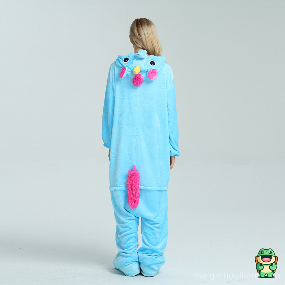 Capuche de la grenouillère pégase avec détails féeriques