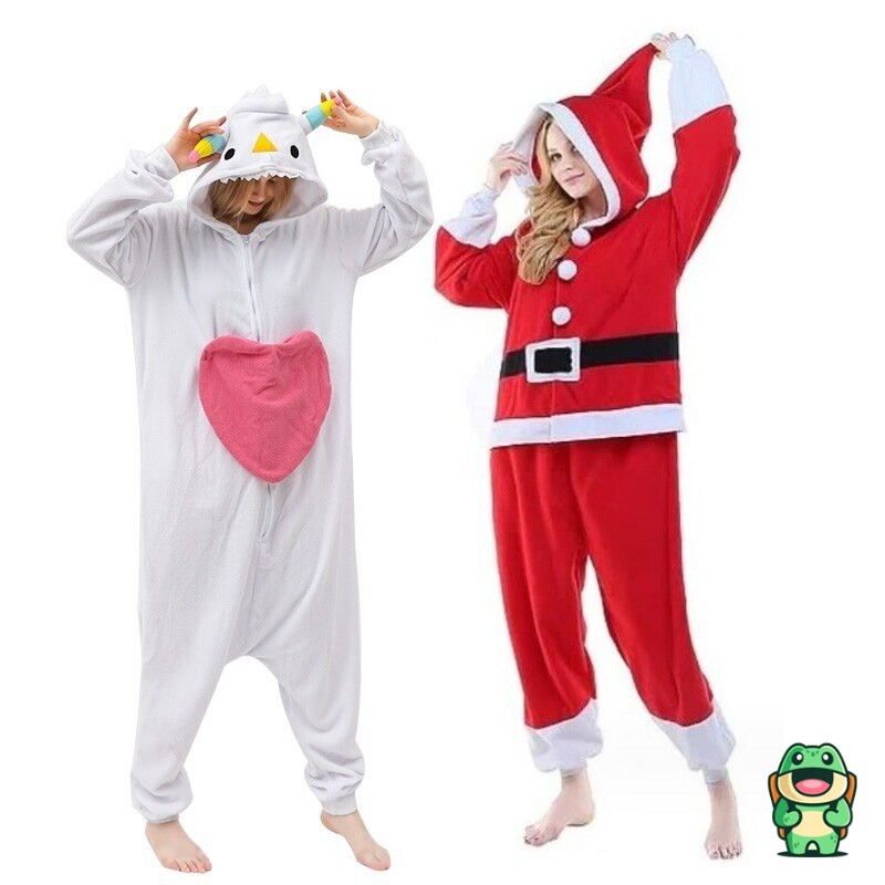 Grenouillère Père Noël Yéti Lutin vue de face