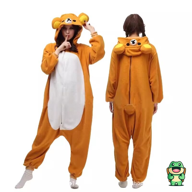 Capuche ours de la grenouillère Rilakkuma adulte