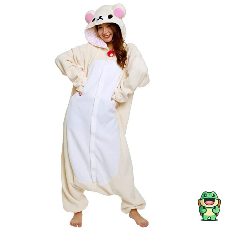 Grenouillère Rilakkuma portée par un adulte