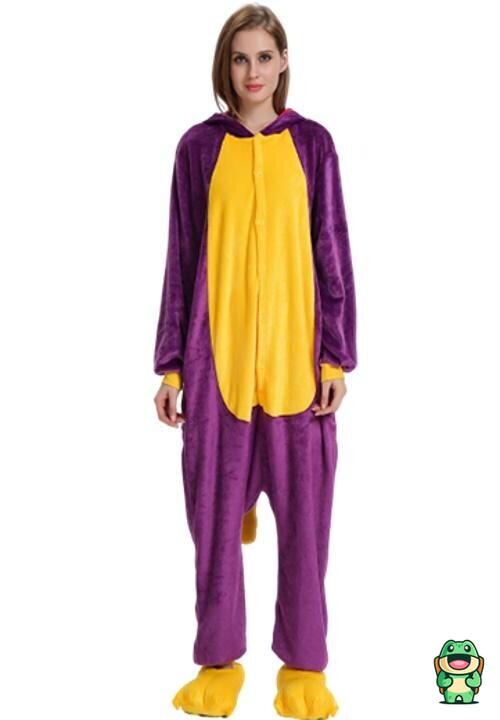 Détail de la flanelle douce de la grenouillère Spyro