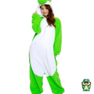 Grenouillère Super Mario Yoshi adulte vue de face