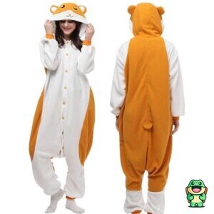 Vue de face de la grenouillère Trotting Hamtaro adulte