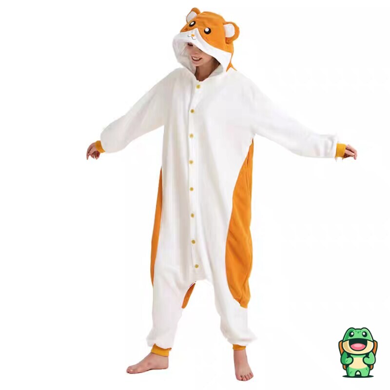 Capuche décorative de la grenouillère Hamtaro adulte