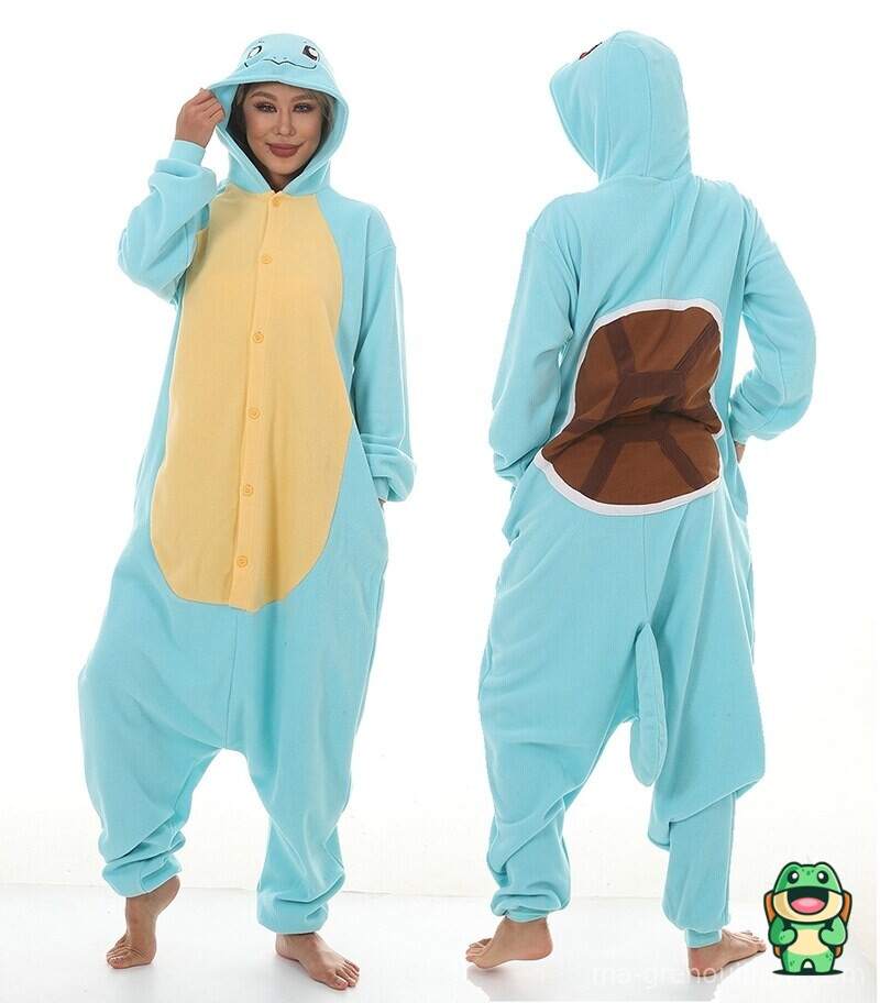 Vue de dos de la grenouillère Trotting Hamtaro adulte