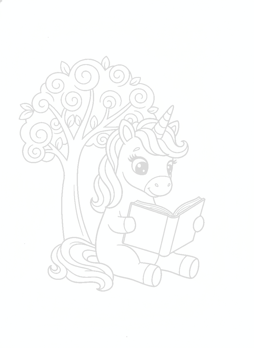 Coloriage Licorne à imprimer : dessin 9 sur 12