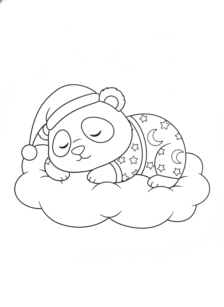 Coloriage Panda à imprimer